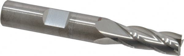 Square End Mill: 5/16'' Dia, 13/16'' LOC, 3/8'' Shank Dia, 2-1/2'' OAL, 4 Flutes, Solid Carbide MPN:T12-405-10