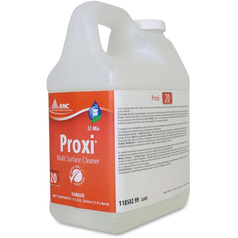 RMC Proxi Multi Surface Cleaner - For Multi Surface, Multipurpose - Concentrate - 64 fl oz (2 quart) - 4 / Carton - Residue-free - Clear MPN:11850299