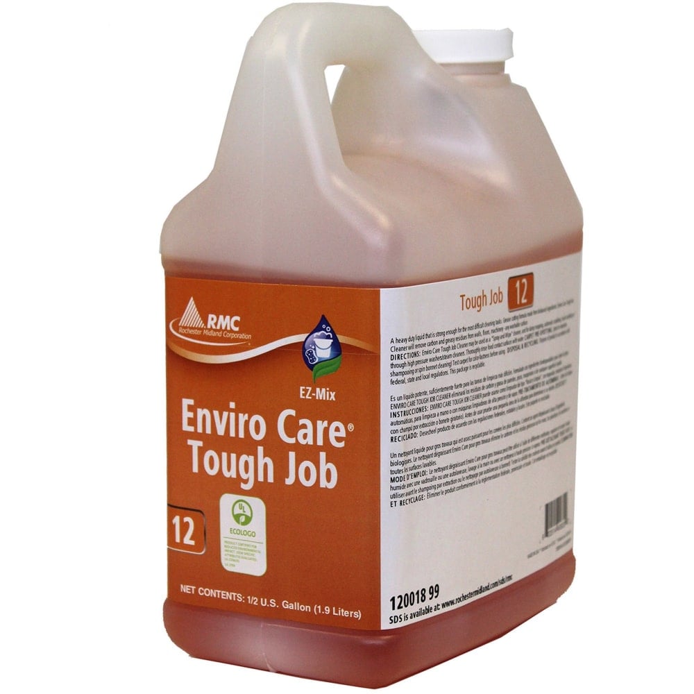 RMC Enviro Care Tough Job Cleaner - For Hard Surface - Concentrate - 64.2 fl oz (2 quart) - 4 / Carton - Heavy Duty, Bio-based - Orange MPN:12001899