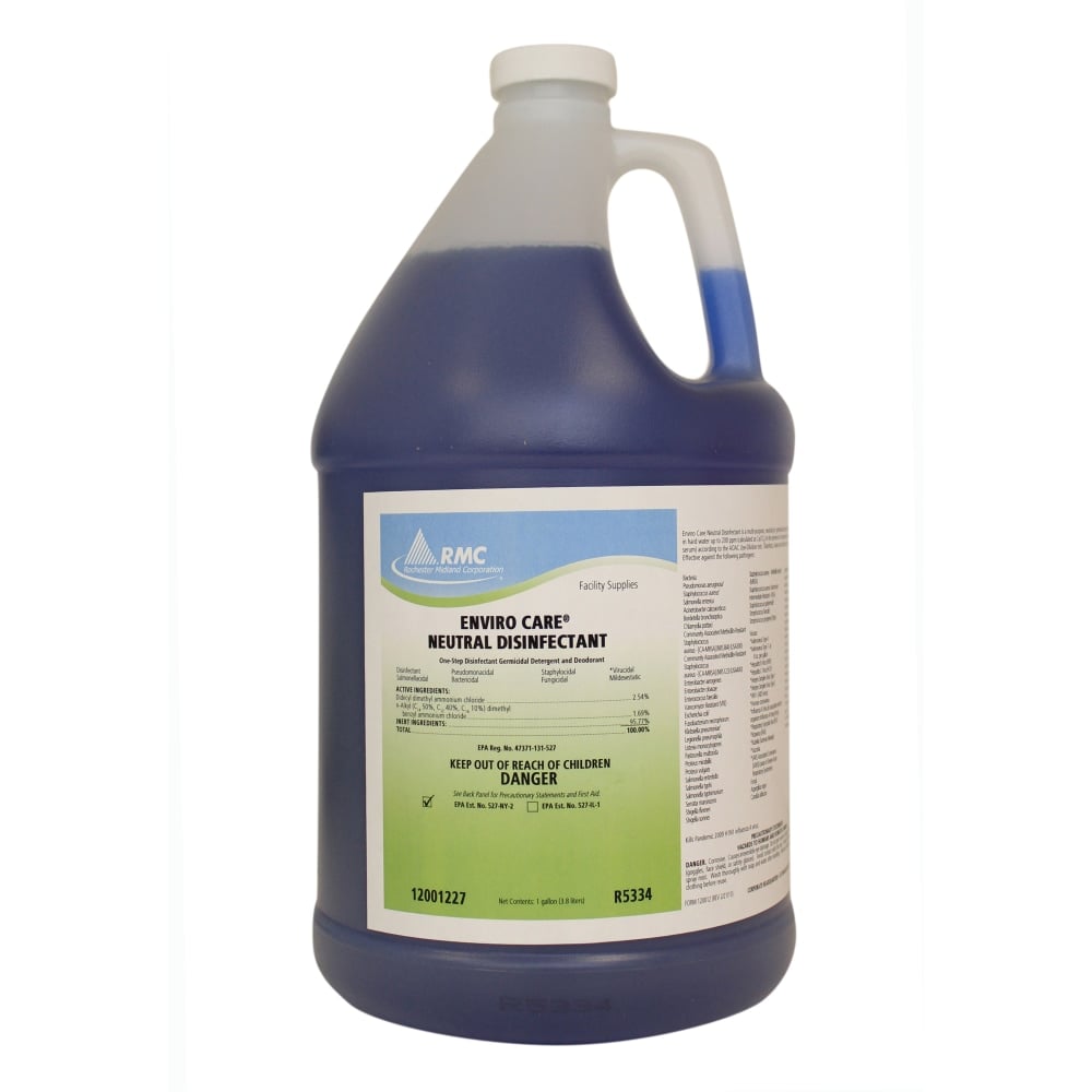 Rochester Midland Enviro Care Neutral Disinfectant, 128 Oz Bottle (Min Order Qty 3) MPN:PC12001227