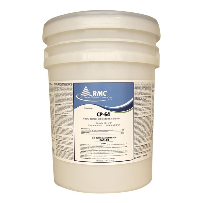 Rochester Midland CP-64 Disinfectant, 5 Gallon, Citrus MPN:11983245