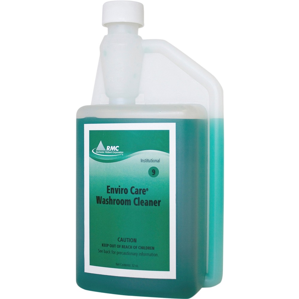 RMC Enviro Care Washroom Cleaner - Concentrate - 32 fl oz (1 quart) - 6 / Carton - Bio-based, Phosphate-free, Non-toxic - Blue, Green MPN:12002014CT