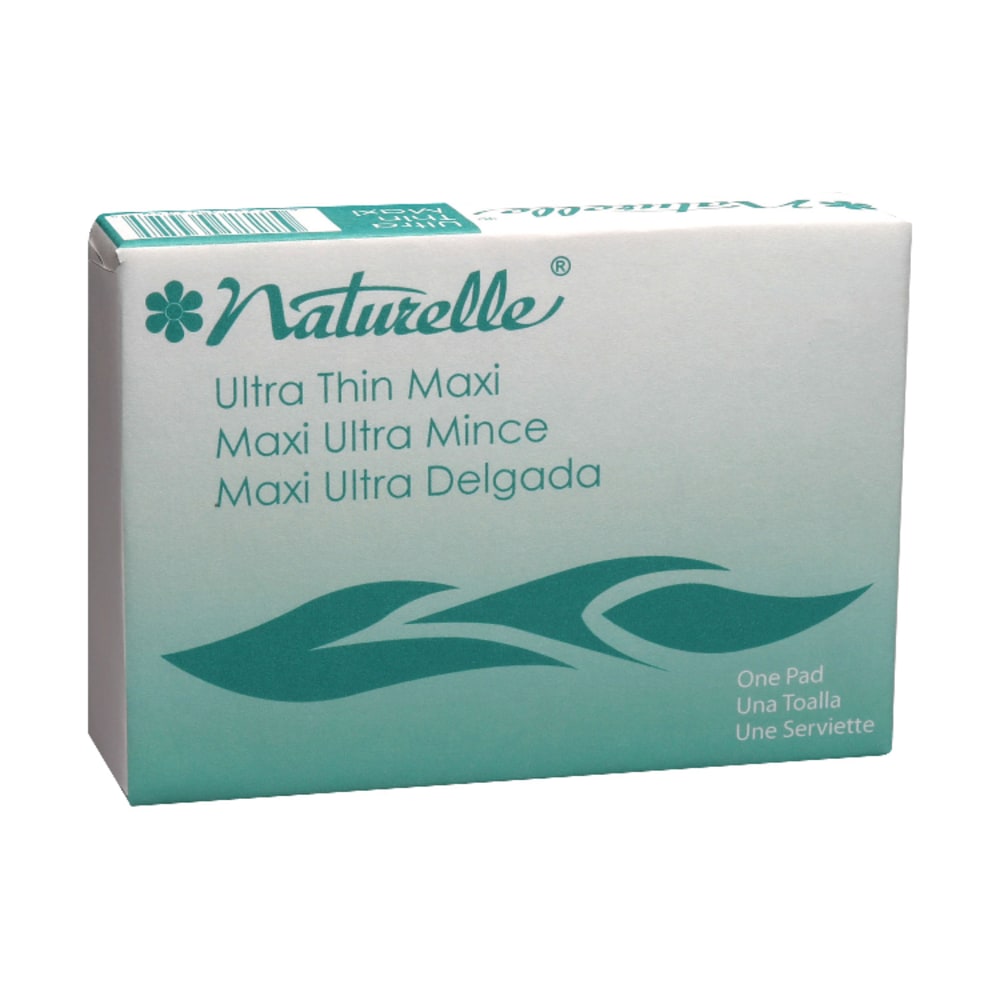 Naturelle Ultra Thin Maxi Pads For Vending, Box Of 200 (Min Order Qty 2) MPN:IMP25169798