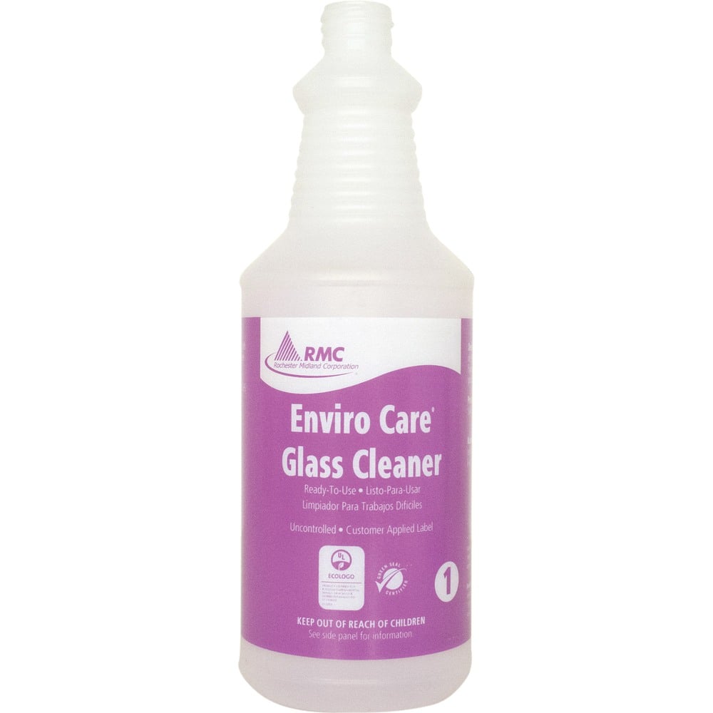 RMC Glass Cleaner Spray Bottle - 1 Each - Frosted Clear - Plastic (Min Order Qty 25) MPN:35064373