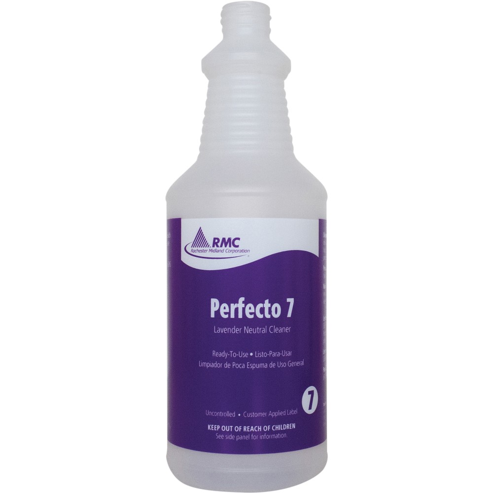 RMC Perfecto 7 Lavender Neutral Cleaner Bottles - 48 / Carton - Purple MPN:35718573CT