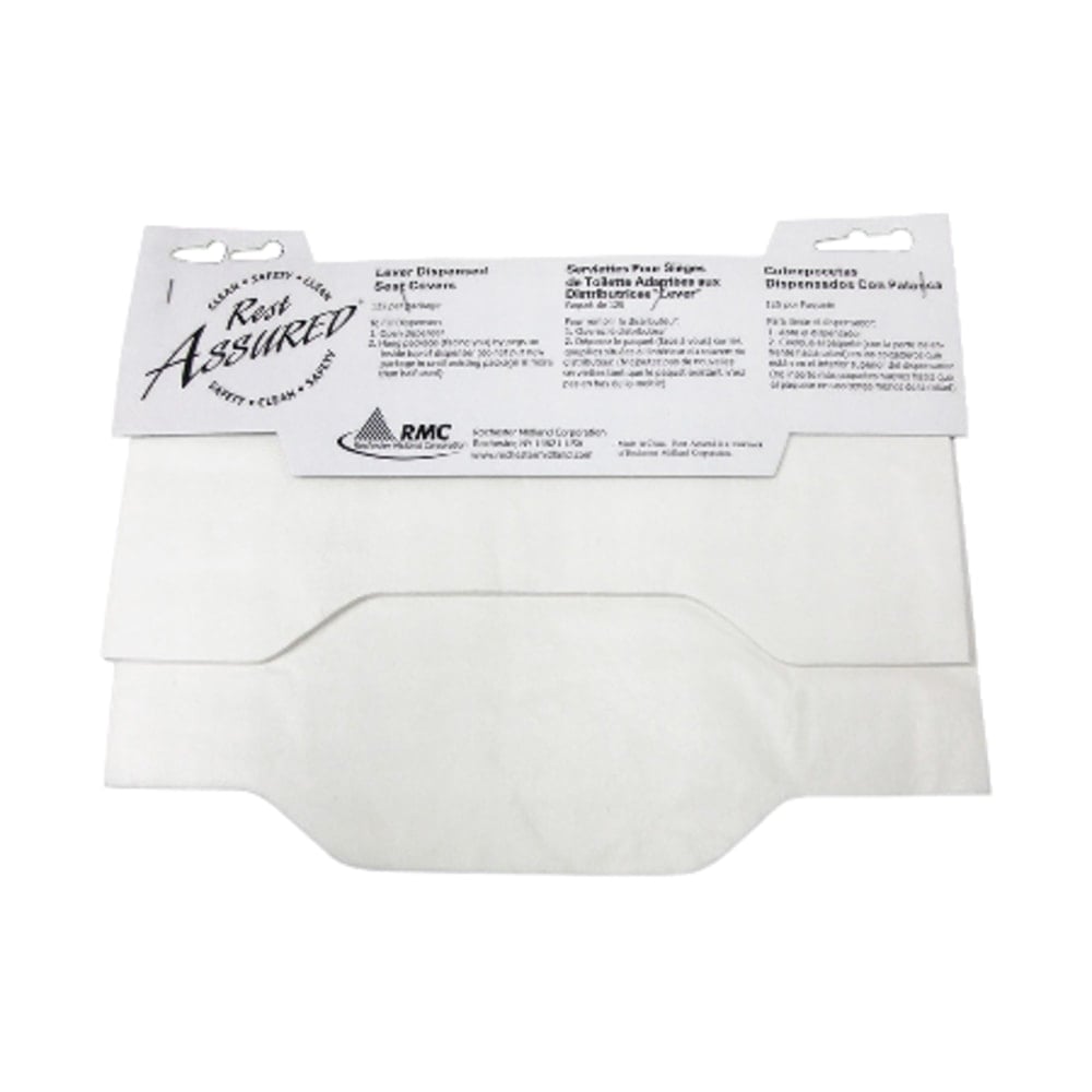 Rochester Midland Rest Assured Lever-Dispensed Seat Covers, Pack Of 125 (Min Order Qty 11) MPN:IMP25188173