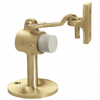 Hook-Style Door Holder 2-1/2In Pol Brass MPN:473.3