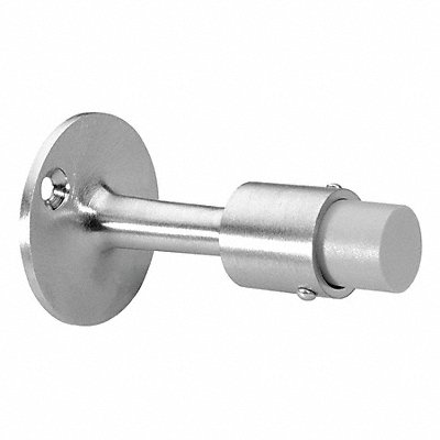 Rigid Door Stop Wall Mount Satin Chrome MPN:475.26D