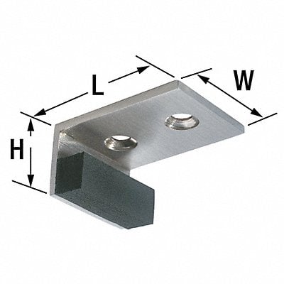 Header Door Stop Satin Nickel MPN:488.15