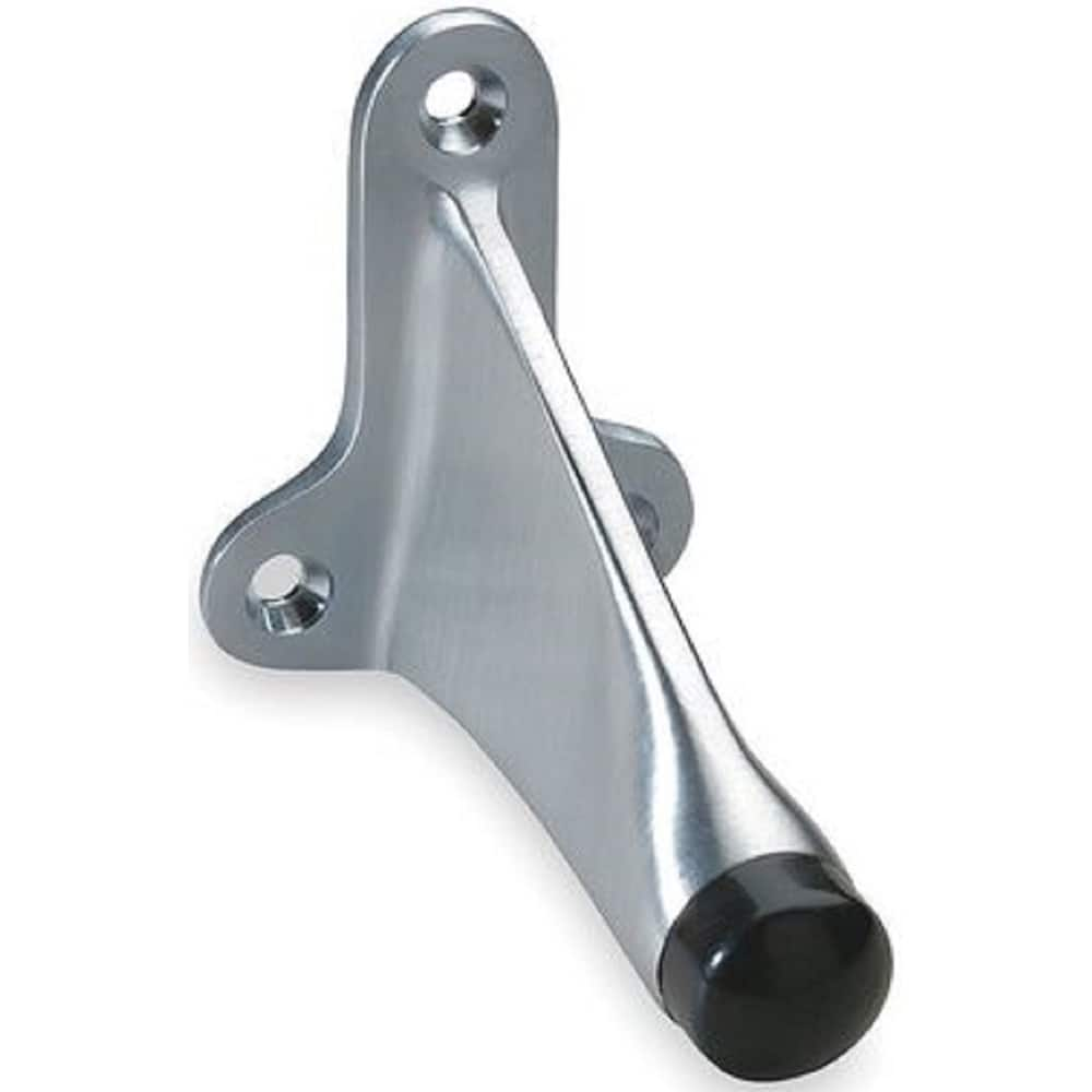 Stops, Type: Heavy-Duty Wall Stop , Finish/Coating: Satin Chrome , Projection: 3-3/4 (Inch) MPN:085842