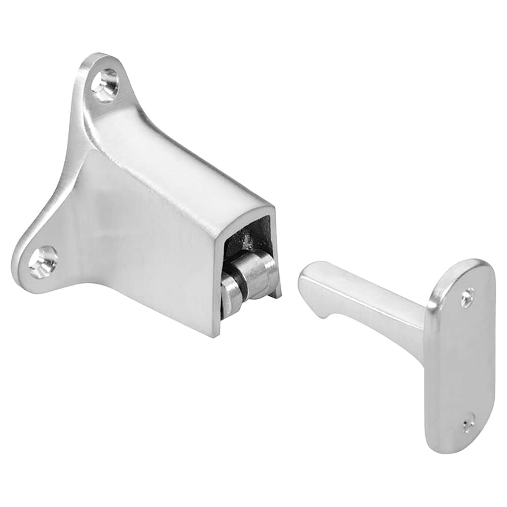 Stops, Type: Door Holder Stop , Finish/Coating: Satin Chrome , Projection: 2-1/8 (Inch) MPN:490 US26D