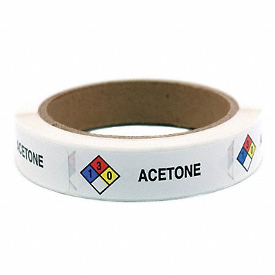 Item Haz Chem Label Acetone PK250 MPN:141538