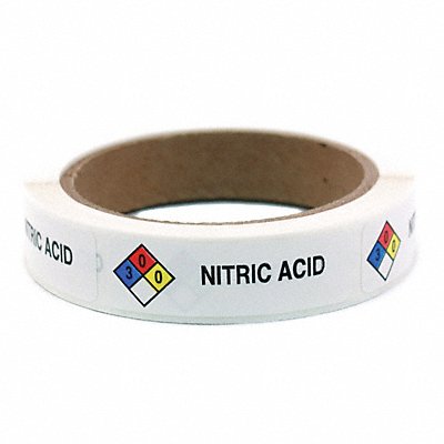 Item Haz Chem Label Nitric Acid PK250 MPN:141544