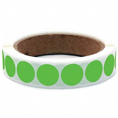 Label Circle Paper 3/4 H Green 1000 MPN:119-0003X