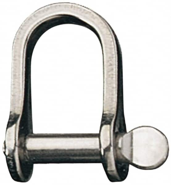 D-Shackle: Screw Pin, 660 lb Working Load Limit MPN:RF1806