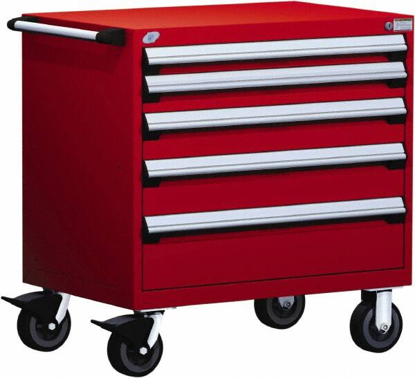 Steel Tool Roller Cabinet: 5 Drawers MPN:5RBEE-3003-081