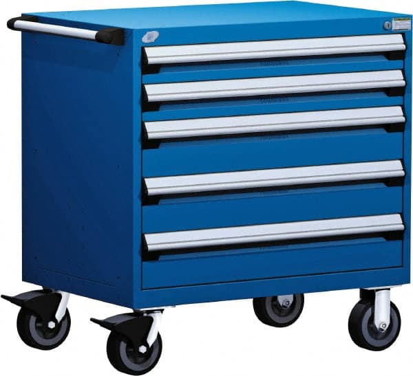 Steel Tool Roller Cabinet: 5 Drawers MPN:R5BEC-3005-055