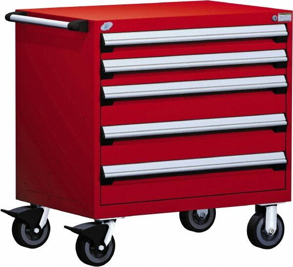 Steel Tool Roller Cabinet: 5 Drawers MPN:R5BEE-3005-081