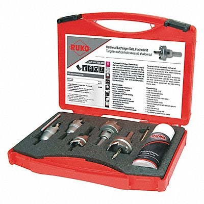 Hole Saw Kit 7 Pieces Tungsten Carbide MPN:105300