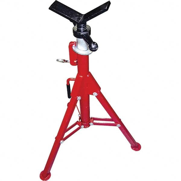 Pipe Support Stands & Jacks, Type: Hi-Jack With Standard Steel V-Head , Minimum Pipe Diameter: 1/2 (Inch), Maximum Pipe Diameter: 16 (Inch) MPN:10640