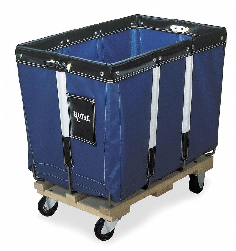 Knock Down Basket Truck 12 Bu Blue Vinyl MPN:G12-BBX-KDA-3UNN