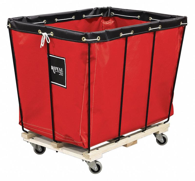 Knock Down Basket Truck 12 Bu Red Vinyl MPN:G12-RRX-KDA-3UNN