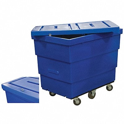 Cube Truck HDPE Blue 21.0 cu ft. MPN:G13-BLX-RLE-4HNN