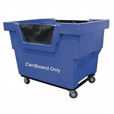 Cube Truck HDPE Blue 23.6 cu ft. MPN:G23-BLX-CMC-4UNN