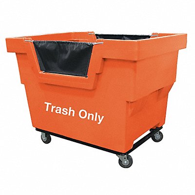 Cube Truck HDPE Orange 23.6 cu ft. MPN:G23-ORX-TMC-4UNN