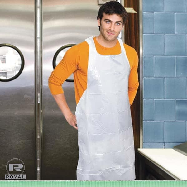 Disposable Bib Apron: White MPN:RPPDA2846