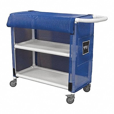 PVC Linen Cart Blue 300 lb. MPN:G32-BBX-L2A-3ULN