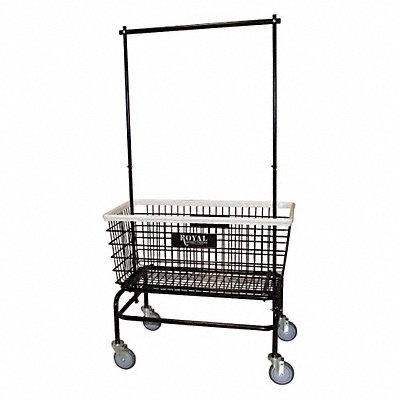 Laundry Hamper Cart Black 500 lb. MPN:G33-BKX-W2A-5UNN