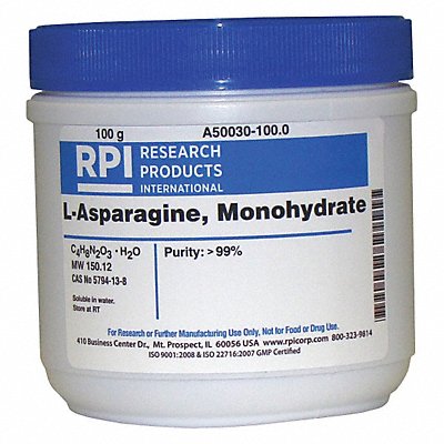L-Asparagine Monohydrate 100g MPN:A50030-100.0
