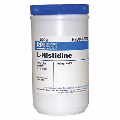 L-Histidine USP Grade 500g MPN:H75040-500.0