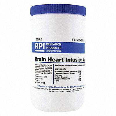 Brain Heart Infusion Agar 500g MPN:B11500-500.0