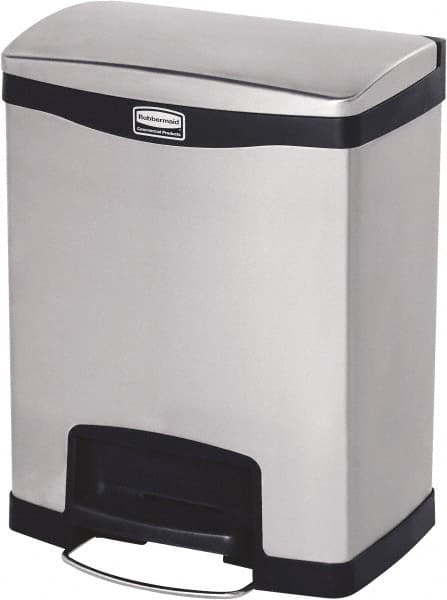 8 Gal Rectangle Unlabeled Trash Can MPN:1901985