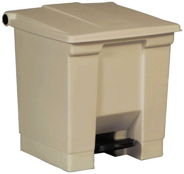 8 Gal Rectangle Unlabeled Trash Can MPN:FG614300BEIG