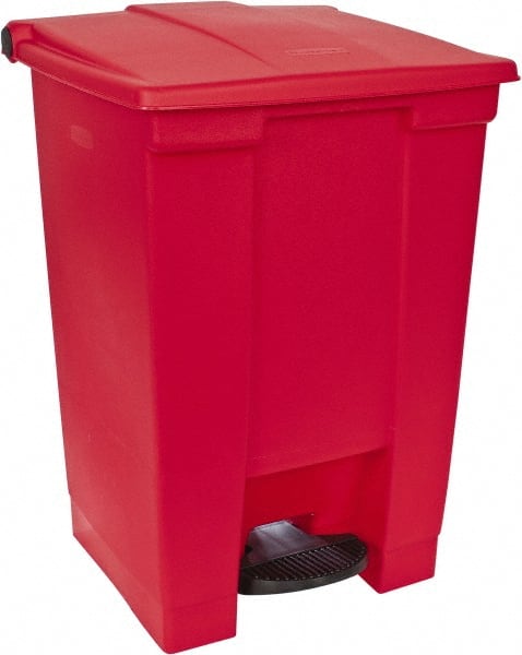 12 Gal Rectangle Unlabeled Trash Can MPN:FG614400RED