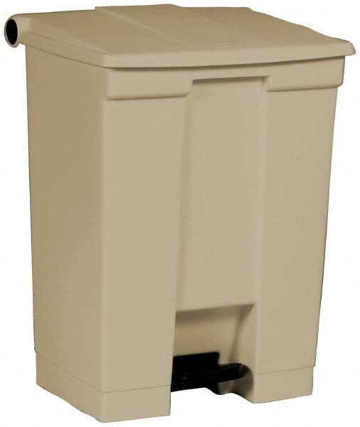 18 Gal Rectangle Unlabeled Trash Can MPN:FG614500BEIG