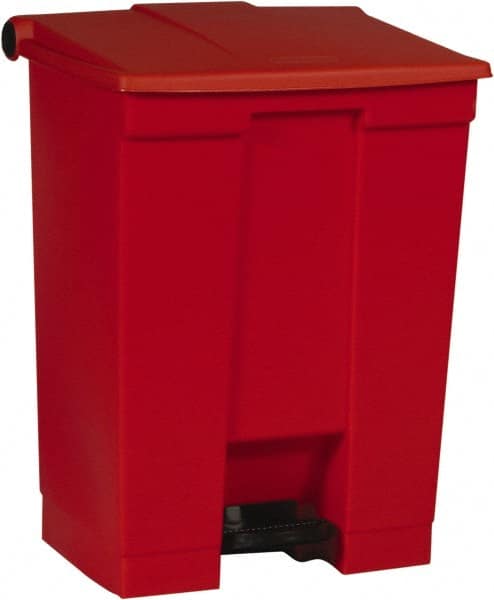 18 Gal Rectangle Unlabeled Trash Can MPN:FG614500RED