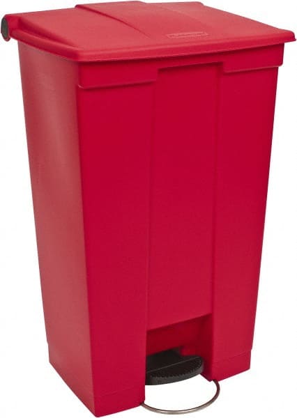 23 Gal Rectangle Unlabeled Trash Can MPN:FG614600RED