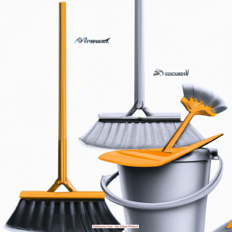 Lobby Broom and Dust Pan 28 in Handle L MPN:SAME AS NEW GRAINGER ITEM #