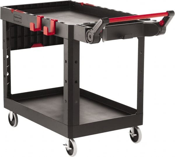 Heavy Duty Adaptable Utility/Service Cart, Medium, 500 lb. Capacity, Black MPN:1997208