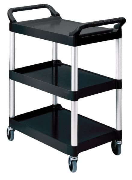 Standard Utility Cart: Plastic, Black MPN:FG342488BLA