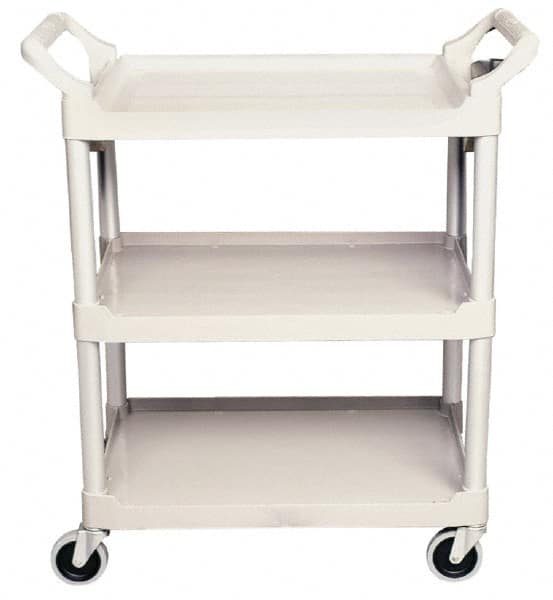 Standard Utility Cart: Plastic, Off White MPN:FG342488OWHT