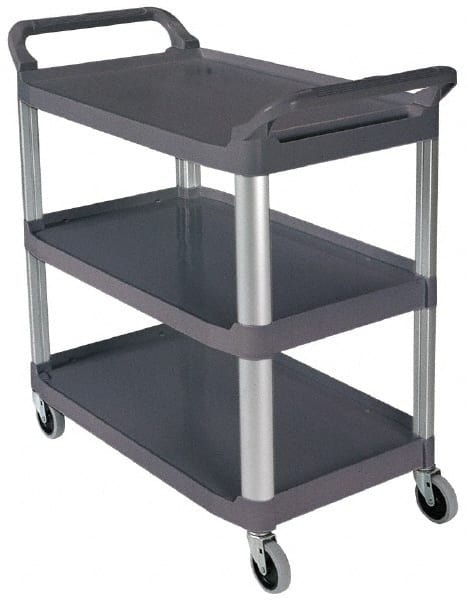 Standard Utility Cart: Plastic, Black MPN:FG409100BLA