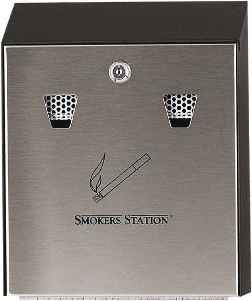 Steel Wall Mounted Ashtray MPN:FGR1012EBK