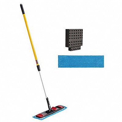 Flat Mop Pad Kit 19 1/2 in W Blue MPN:2132426