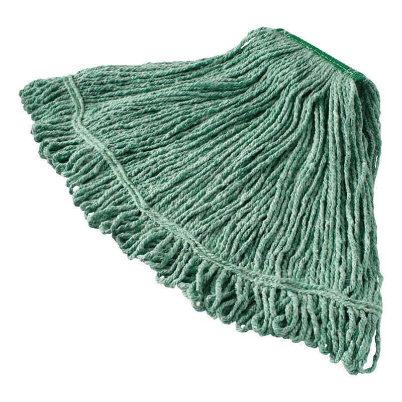 Mop Head, 1in Band, Green (Min Order Qty 6) MPN:FGD21206GR00