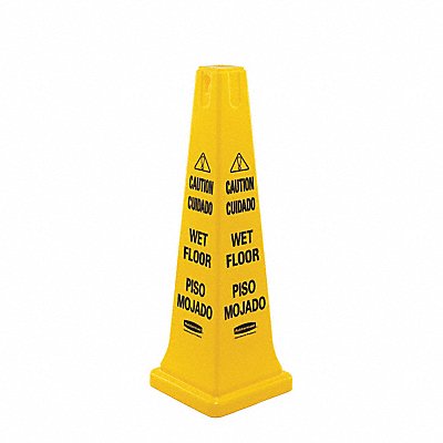 Safety Cone Yellow HDPE 36 in H MPN:FG627677YEL